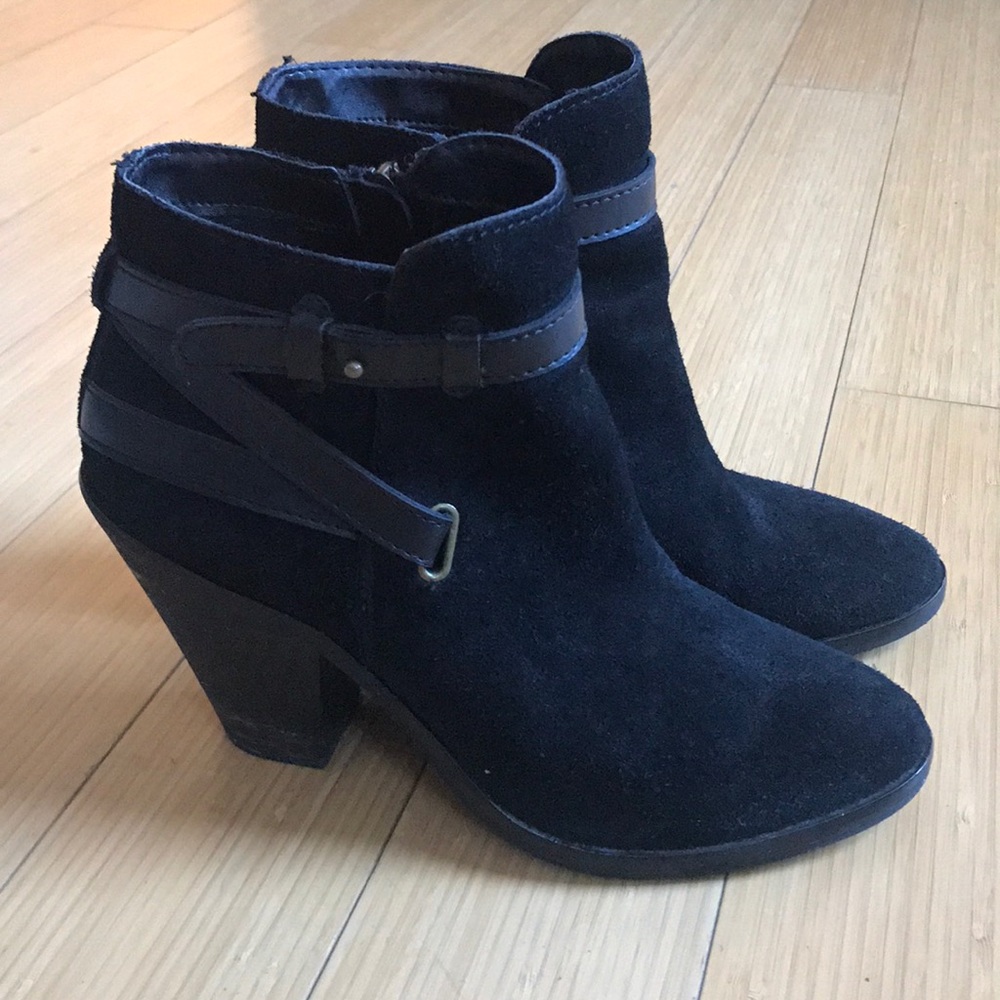 Black Suede Dolce Vita Booties